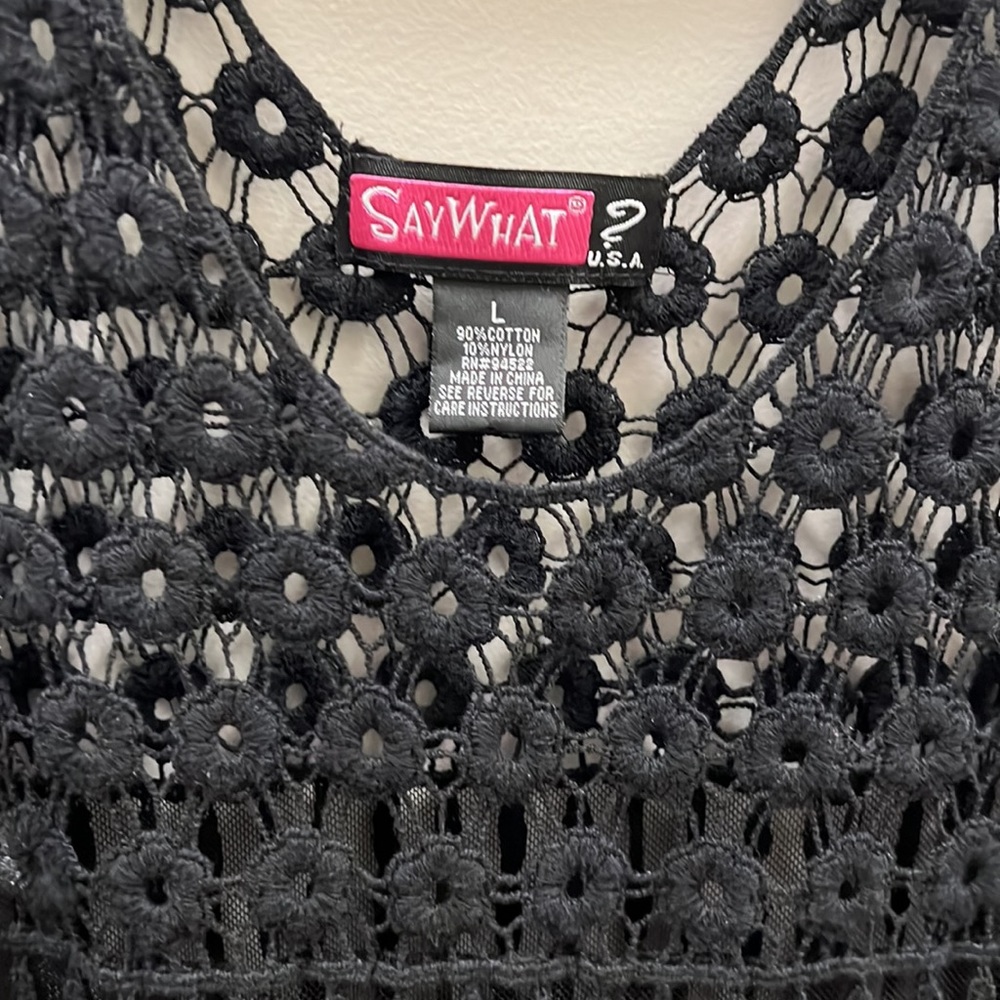 Lace tank with frills - Picture 2 of 6